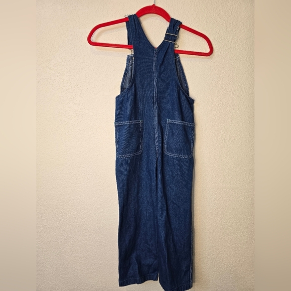 Liberty Boy's Blue Denim Bib Overalls Sz 7R-Outdoor Farm Life Casual Playwear - Picture 4 of 8